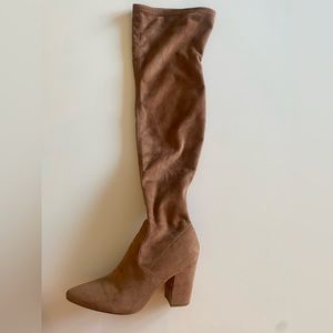 STEVE MADDEN Suede Over The Knee Boots